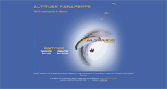 Desktop Screenshot of altitudeparapente.fr
